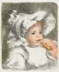 Kind mit einem Keks, 1899